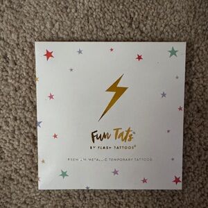 Kids Metallic Construction Tattoos